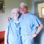 Dr. Salter and his daughter on a mission trip